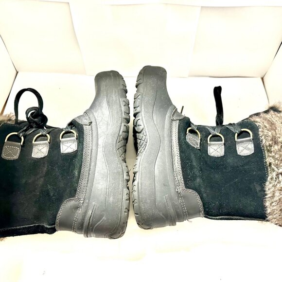 Khombu Mid-Calf Black Boots for Women Size 9 M - Picture 4 of 7